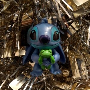 Disney Stitch with Frog Custom 1.75" Christmas Ornament